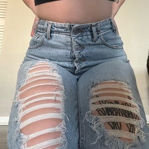 guess ripped jeans